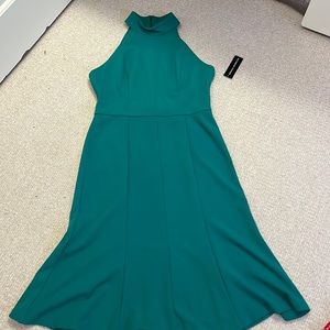 Classic emerald green dress